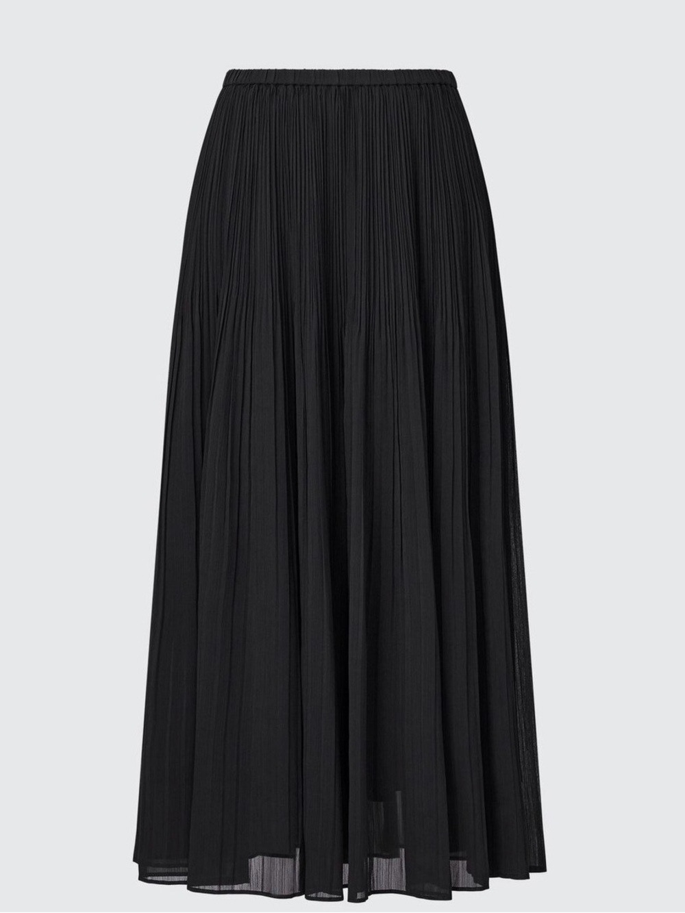 Uniqlo Chiffon Pleated Midi Skirt